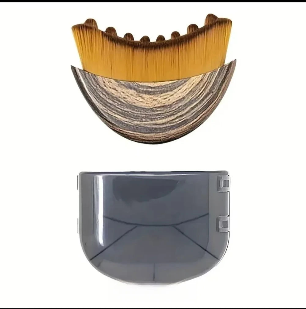Portable Contoured Facial Massage Brush