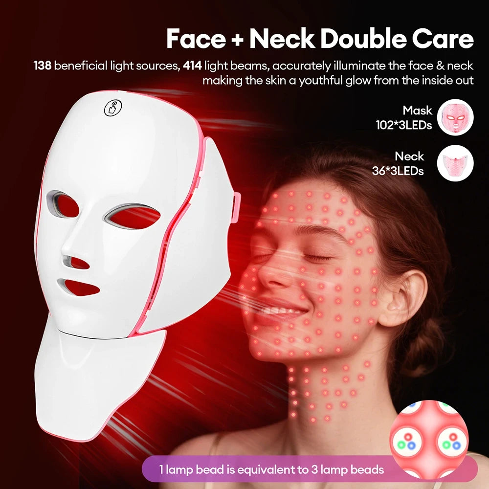 7 Color LED Facial Mask