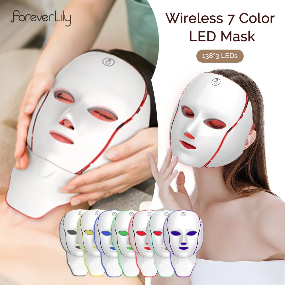 7 Color LED Facial Mask