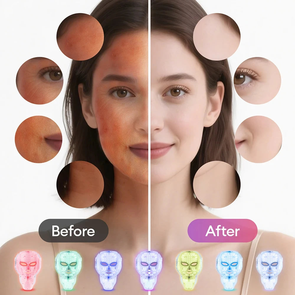 7 Color LED Facial Mask