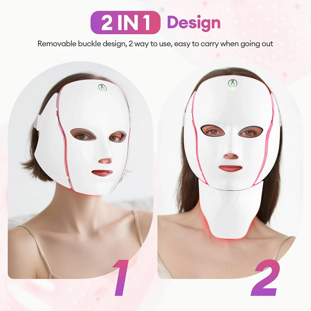 7 Color LED Facial Mask
